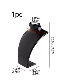 1 pièce Tour à bijoux en plastique, support de présentation de colliers de conception de figure moderne pour la maison et la rentrée scolaire