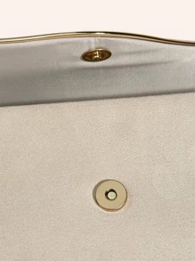 SIIZA Fashionable,Stylish Glamorous,Elegant,Exquisite,Quiet Luxury Glitter, Shiny, Luxury, Glamorous, Elegant, Exquisite Large Women Clutch Purse Evening Bag Prom Handbag With Detachable Chain For Wedding Elegant For Girls, Women, College Students, Rookies & White-Collar Workers For Party, Prom, Wedding Square Bag For Party Girl,Woman,For Lady,Bride Perfect For Party,Wedding,Prom,Dinner/Banquet Best Gift For Women, Perfectly Matching With Bridal Party