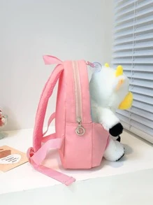 Niños Mochila con dibujos animados con diseño de vaca dulce - Multicolor - Ver 4