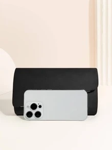 SIIZA 闪亮奢华大号女士手拿包，配有可拆卸链条肩带，适合正式场合，优雅时尚，适合女孩、女士、大学生、年轻职业女性，可用于派对、晚宴、婚礼和其他场合。 - 黑色 - 查看 6