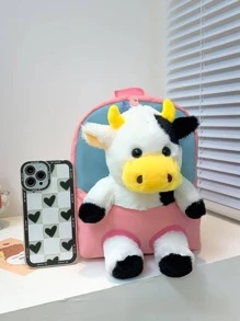 Niños Mochila con dibujos animados con diseño de vaca dulce - Multicolor - Ver 6