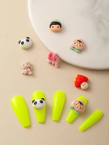 1 kotak Kartun Desain Dekorasi Nail Art - MultiWarna - View 1