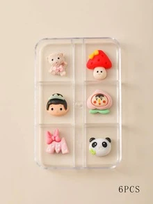 1 kotak Kartun Desain Dekorasi Nail Art - MultiWarna - View 2