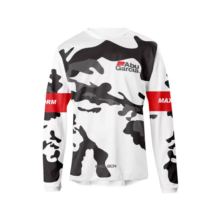 Camiseta con estampado de camuflaje con estampado de letra con estampado de camuflaje ciclista - Blanco - Ver 1