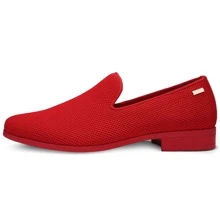 JEKO Mens Loafers Wedding Dress Shoes Slip On Driving Shoes Tuxedo Suit Shoes - 紅色 - 查看 4