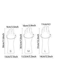 2入組/套橡膠家用手套，現代家用防滑洗碗手套