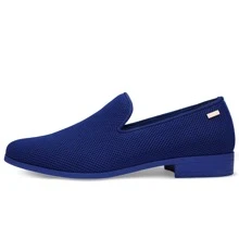 JEKO Mens Loafers Wedding Dress Shoes Slip On Driving Shoes Tuxedo Suit Shoes - 藍色 - 查看 3