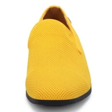 JEKO Mens Loafers Wedding Dress Shoes Slip On Driving Shoes Tuxedo Suit Shoes - 黃色 - 查看 5