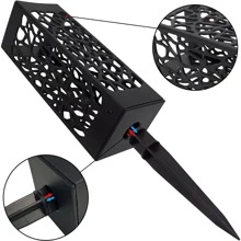 1 chiếc bình hoa màu đen rỗng trong lòng đất - màu đen - Xem 8