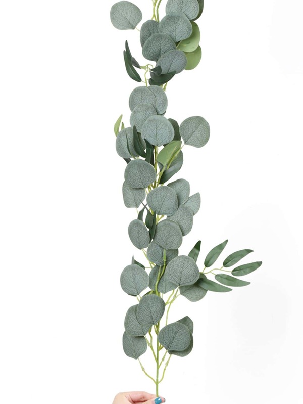 2 Packs 6.5ft Artificial Eucalyptus Garland with Willow Vines,Spring