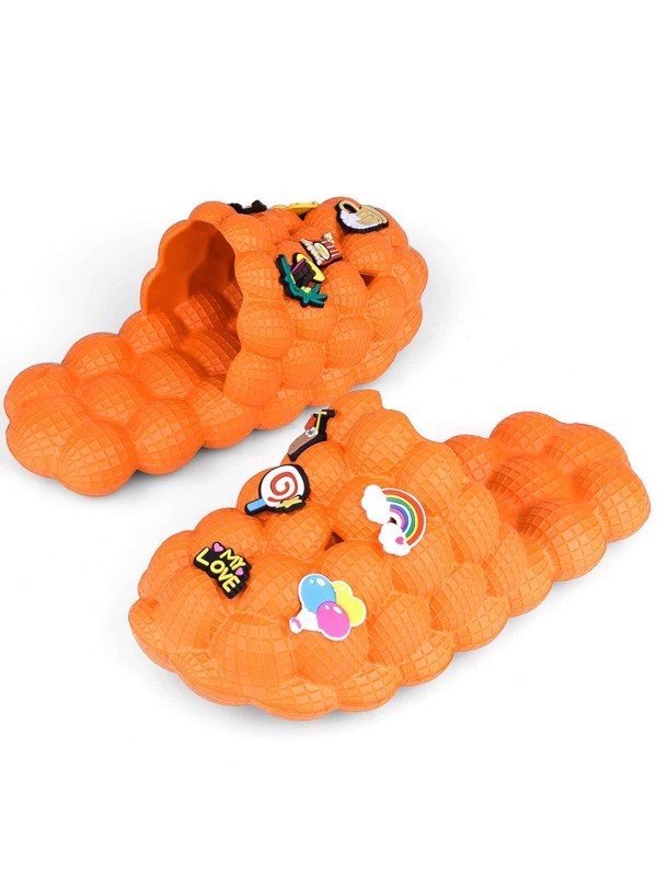 Kids Bubble Slides with Funny Charms Girls Boys Slides Massage Bubble