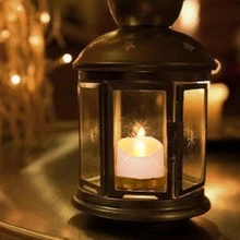 24 Pcs Flameless Candles With Remote, Battery Operated Candles Tea Lights, Flickering Flameless Candles Tea Lights for Room Decor Home Decor, Dia 1-2/5'', H 1-1/4'', Yellow Light, White Base - trắng - Xem 5