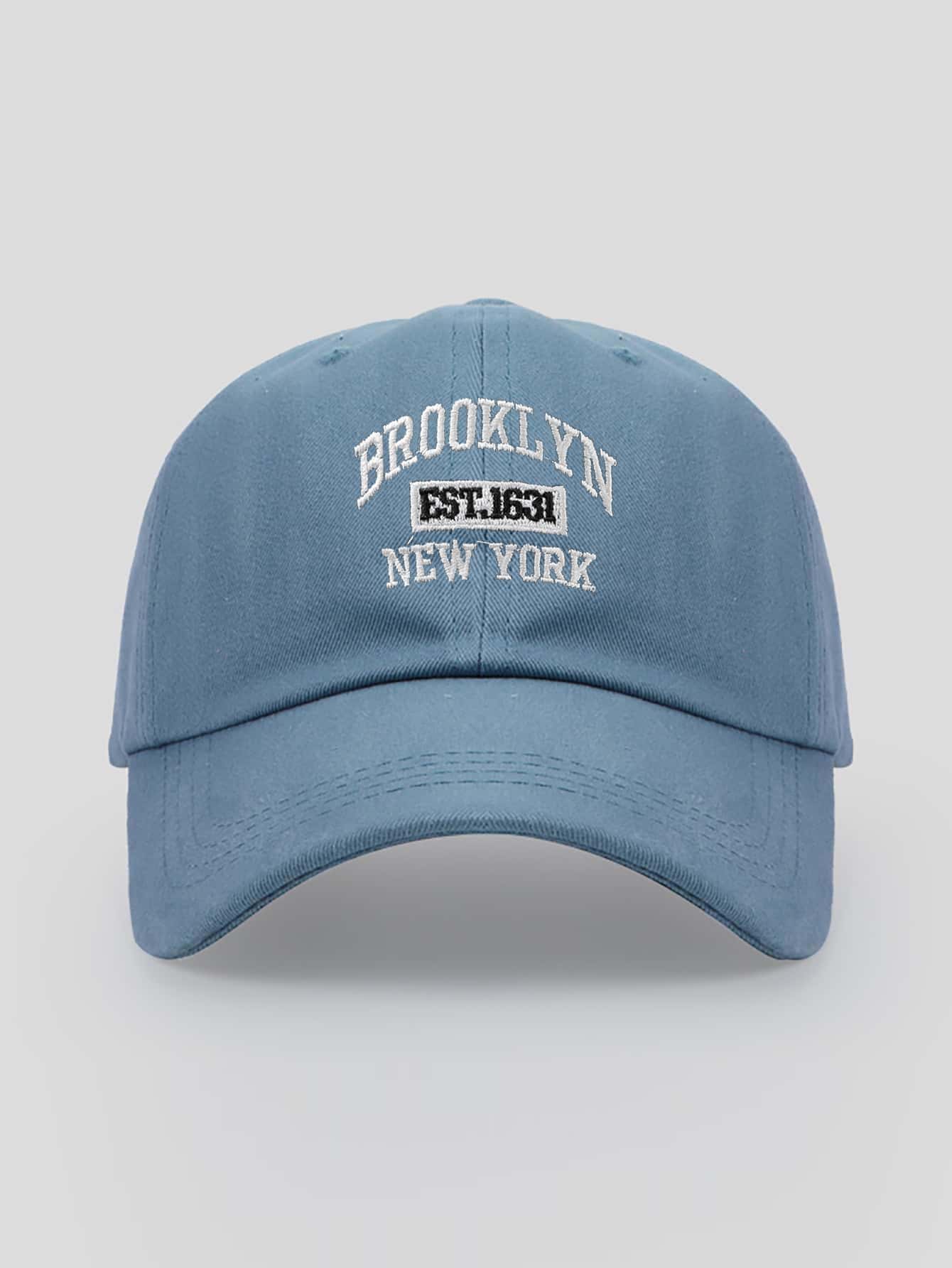 Y2K Ski Cap Embroidered With BROOKLYN NEW YORK Letters, Sunscreen, Breathable, Stylish Baseball Cap For Daily Outdoor Wear,Summer,Beach,Holiday