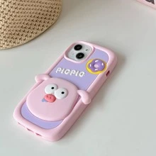 Vỏ điện thoại họa tiết lợn hoạt hình - Nhiều màu - Xem 3