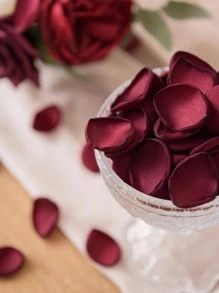 50 cánh hoa nhân tạo - Màu Đỏ Sâu - Xem 5