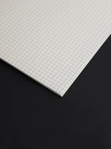 1入組素色筆記本 - 黑色 - 查看 4