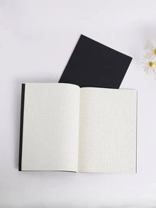 1入組素色筆記本 - 黑色 - 查看 5
