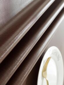 1pc Solid Color Coffee Brown Waterproof Tablecloth, PVC Plain Table Cover For Household - Coffee Brown - View 5