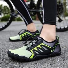 男士戶外輕便水上運動鞋速乾水上運動鞋連襪一腳蹬游泳鞋溯河鞋沙灘鞋 - 綠色 - 查看 3