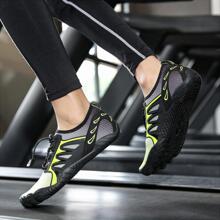 男士戶外輕便水上運動鞋速乾水上運動鞋連襪一腳蹬游泳鞋溯河鞋沙灘鞋 - 綠色 - 查看 5