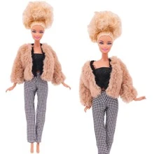 1入組混色玩偶服裝配件,搞笑織物服裝配件適用於玩偶 - 白色 - 查看 3