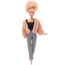 1入組混色玩偶服裝配件,搞笑織物服裝配件適用於玩偶 - 白色 - 查看 5