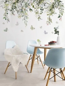 1 miếng dán tường họa tiết lá, miếng dán tường trang trí bằng PVC nhiều màu sắc tự dính dùng để trang trí nhà cửa, miếng dán, decal dán tường, decal vinyl dùng để trang trí nhà cửa, vật dụng trang trí mùa xuân làm mới ngôi nhà của bạn, miếng dán trang trí lễ hội quà tặng sinh nhật tốt nghiệp - Nhiều màu - Xem 7