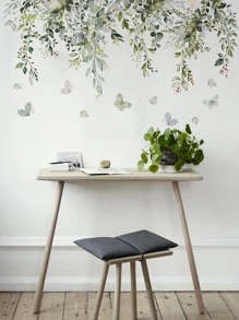 1 miếng dán tường họa tiết lá, miếng dán tường trang trí bằng PVC nhiều màu sắc tự dính dùng để trang trí nhà cửa, miếng dán, decal dán tường, decal vinyl dùng để trang trí nhà cửa, vật dụng trang trí mùa xuân làm mới ngôi nhà của bạn, miếng dán trang trí lễ hội quà tặng sinh nhật tốt nghiệp - Nhiều màu - Xem 6