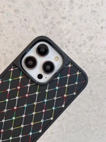 水鑽裝飾防摔手機外殼 - 黑色 - 查看 3