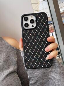 水鑽裝飾防摔手機外殼 - 黑色 - 查看 5