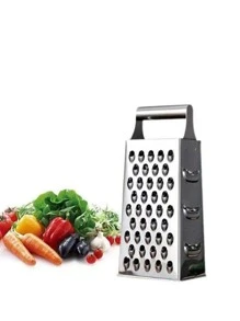 1pc Silver Multifunction Fruit Peeler, Stainless Steel Vegetable Slicer For Kitchen - Silver - View 1