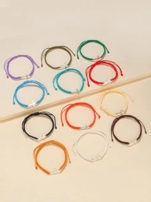 12pcs/set Cross Decor Bracelet