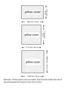 1pc Geometric Pattern Cushion Cover Without Filler