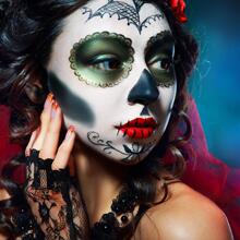 UCANBE Water Activated Face Paint + 10pcs Paint Brush Body Paint SFX Makeup Palette For Cosplay Halloween Black White Face Painting Kits For Adults Matte Neon Special Effects Makeup Kit - 1套 - 查看 6