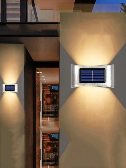 50 件/套不锈钢壁灯，现代防水壁挂式户外灯，户外花园照明，适用于小路、庭院、露台