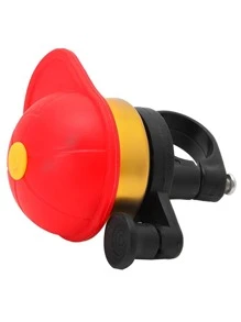1pc Loud Alarm Bike Bell Handlebar Horn For Children, Cute Design As Kids' Gift - Red - View 2