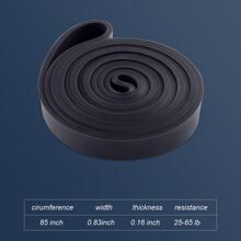 1入組多功能健身彈力帶 - 黑色 - 查看 2