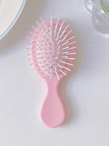 便攜式發墊刷，1入組女士塑料手持式髮梳