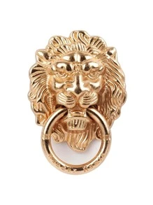 PC Thiết kế đầu sư tử Hợp kim nhôm Giá đỡ điện thoại - Vàng - Xem 4