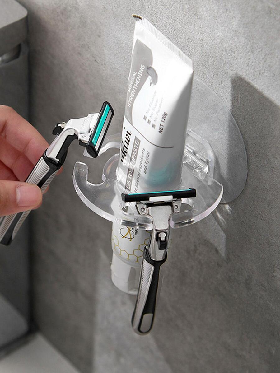 1入組透明牙刷收納架 - 無色 - 查看 1