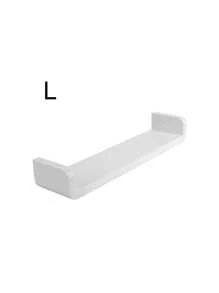 Wall-Mounted Shampoo Bath Shower Rack Seasoning Debris Rack Self-Adhesive White Storage Shelf Bathroom Kitchen Organizer - White - View 3