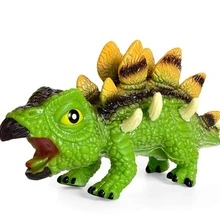 1入組橡膠指尖玩具，有趣恐龍設計兒童減壓玩具