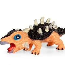 1入組橡膠指尖玩具，有趣恐龍設計兒童減壓玩具