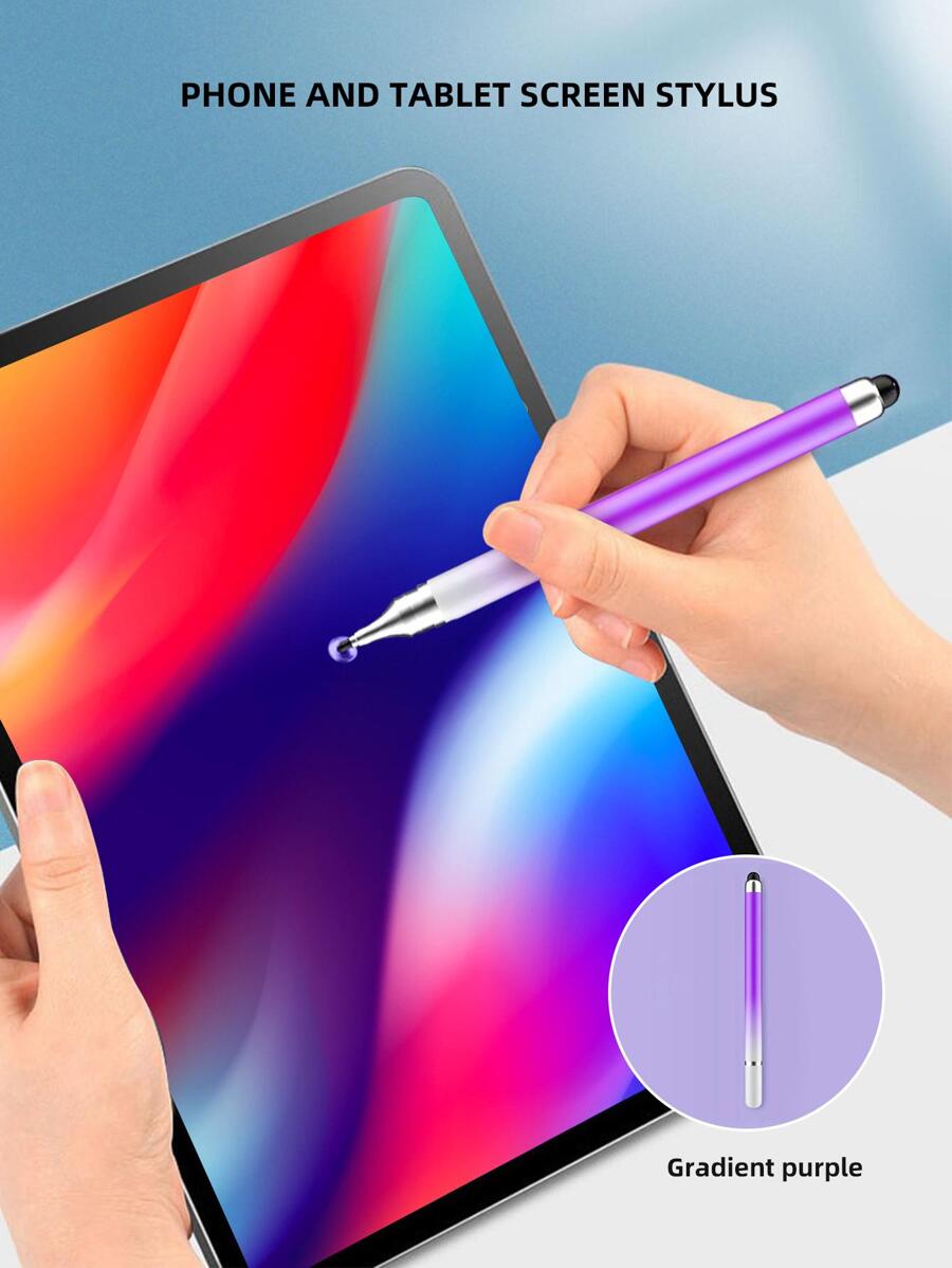 Bút cảm ứng màn hình cảm ứng hai đầu - Màu tím - Xem 1