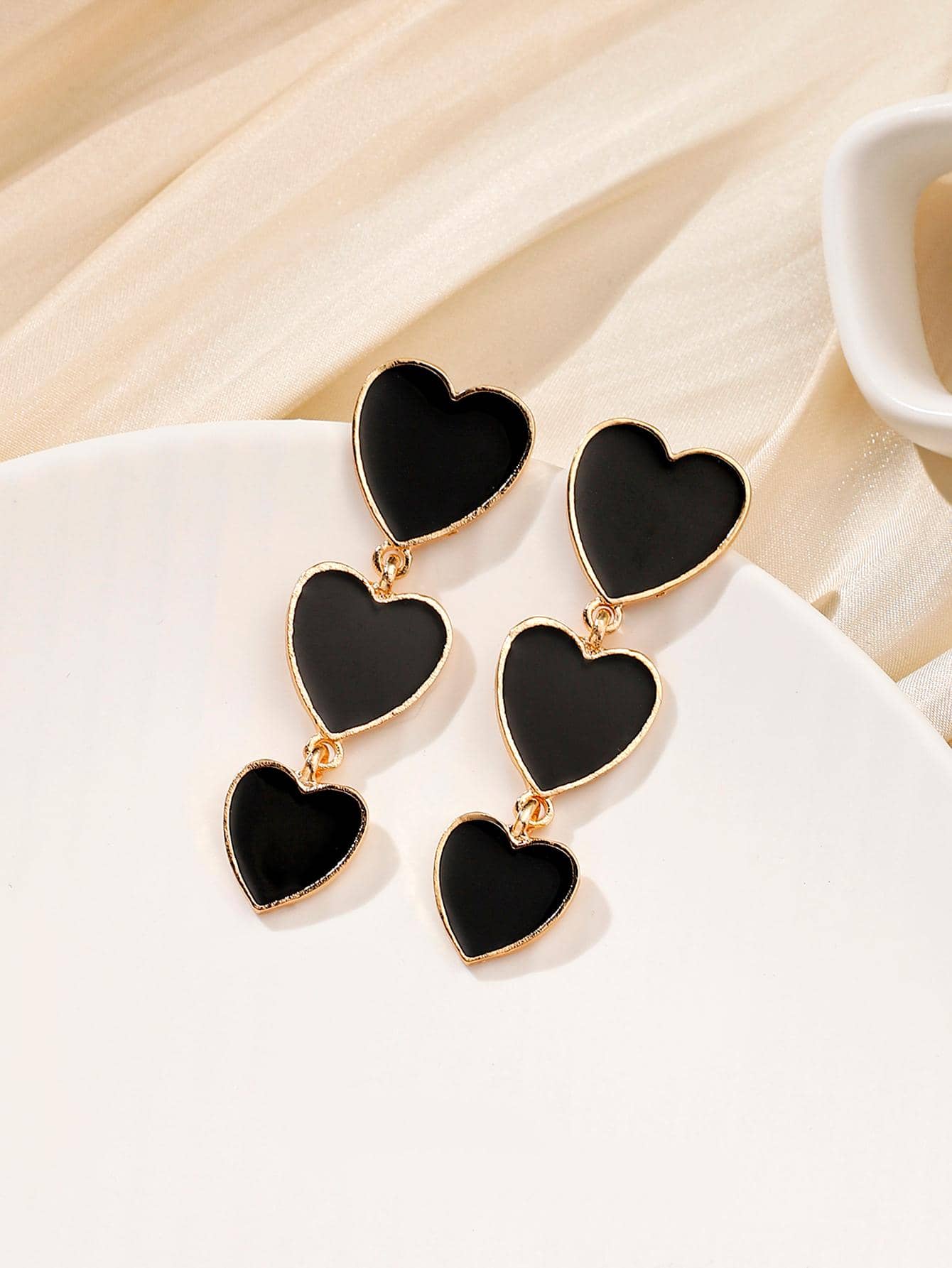 心耳墜 - 金黃色 - 查看 1