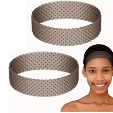 1 pieza de silicona Peluca moderno banda para Peluca - Negro - Ver 1