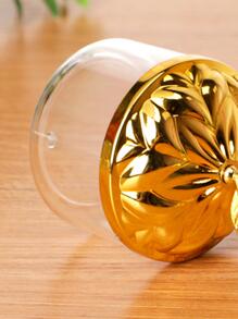 1pc Cactus Decor Candy Box - Gold - View 3