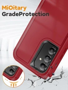 Compatible With iPhone15/15Plus/15Pro/15Promax 13 Promax Case, Heavy Duty Drop Protection, Full Body Rugged Shockproof Dust Proof 3- Layer Tough Protective Phone Cover - Redwood - View 4
