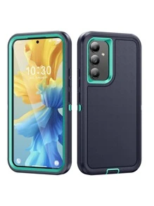 2 合 1 360 度保護手機殼，相容於 iPhone15/15Plus/15Pro/15Promax - 薄荷藍 - 查看 2