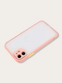 Contrast Frame Case Compatible With iPhone - Baby Pink - View 3